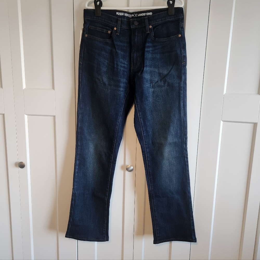 *NWT* Lands' End Men’s Blake Shelton Bootcut Jeans 33x31